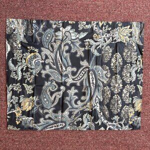 NWT Pair of Pottery Barn Blue Paisley Standard Shams, Reza Palampore print